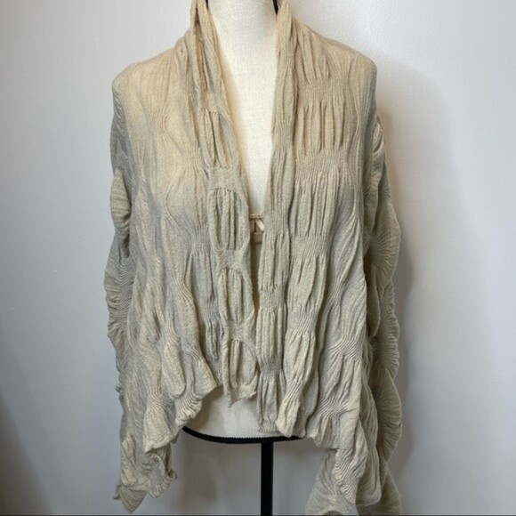 Diktons Barcelona Tiered Gathered Cardigan Size 6 - Picture 1 of 8